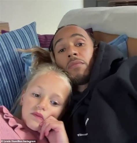 Lewis Hamilton Shares Sweet Snaps Cuddling Up To His Niece And Nephew