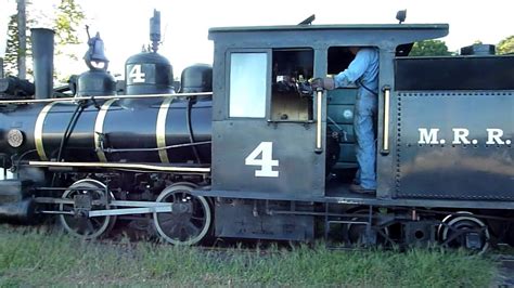 Maine Narrow Gauge Railroad Steam Locomotive Youtube