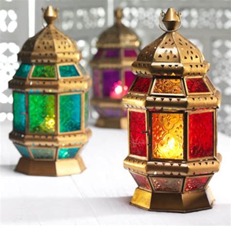 Large Moroccan Octagonal Lantern Tea Light Candle Holder Available In 3