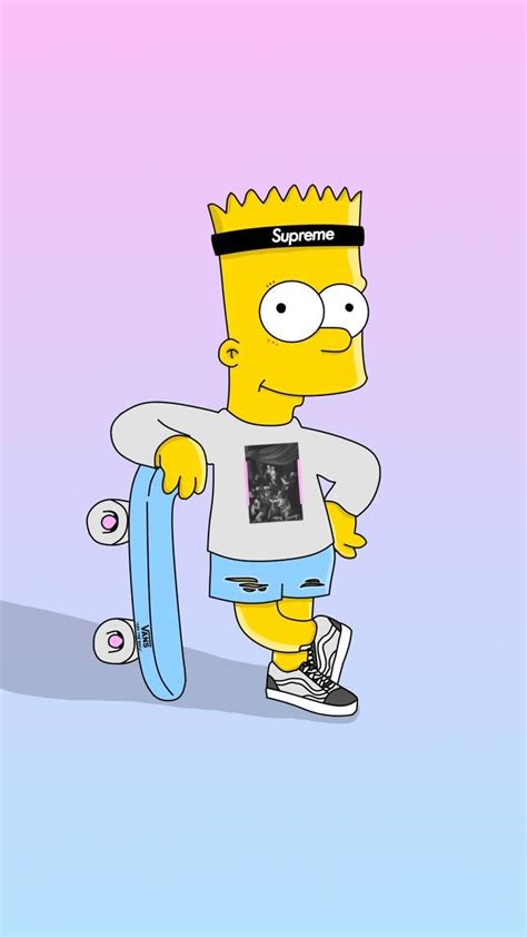 This wallpaper has a rating of 0. Bart Simpson Wallpaper em 2020 | Imagem de fundo para ...