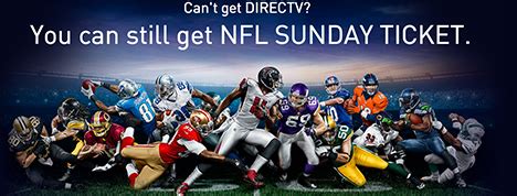 You can get nfl sunday ticket (streaming) if one of the following apply to you: Get NFL Sunday Ticket Online Without a DirecTV ...