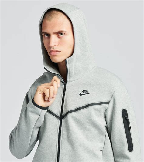 Nike Nsw Tech Fleece Full Zip Hoodie Grey Cu4489 063 Jimmy Jazz