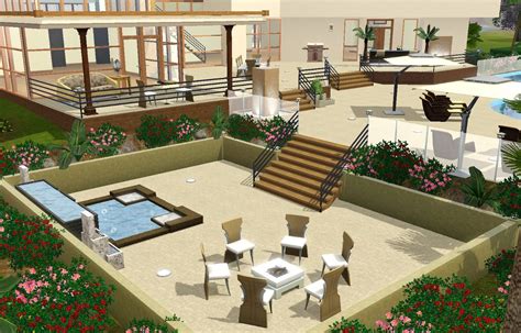 Mod The Sims Modern Wow Pool Villa