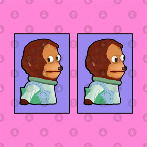Awkward Monkey Looking Away Puppet Meme Monkey Meme Tapestry