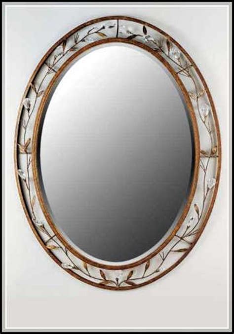 Bathroom vanity mirrors come in an incredible array of shapes and styles such as oval, circular, square, and rectangular. Beautiful Oval Bathroom Mirrors to Add Visual Interest ...