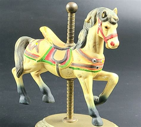 Vintage Porcelain Carousel Horse Figurine On And Similar Items