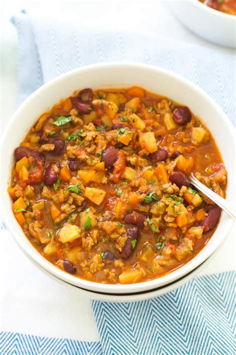Extra Lean Turkey Chili With Carrots And Turnips 11 Whole And