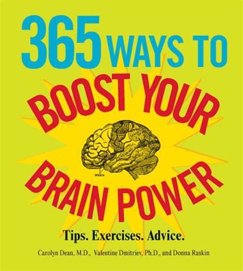 365 Ways To Boost Your Brain Power Ebook By Carolyn Dean Valentine