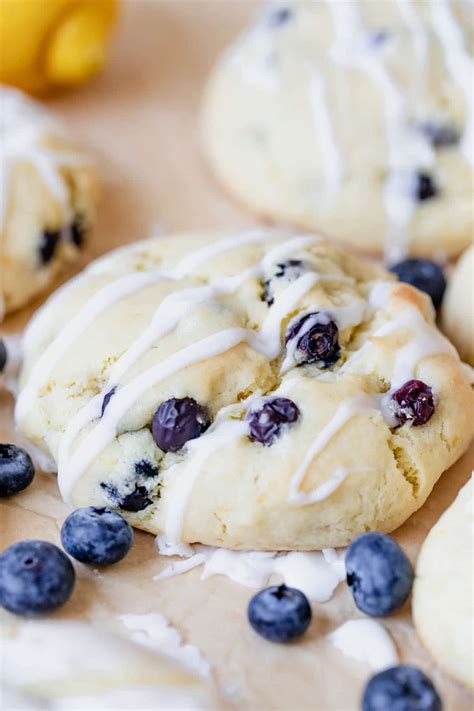 Lemon Blueberry Cookies Recipe Video Krolls Korner