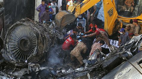 Video Shows Aftermath Of Pakistan Plane Crash In Karachi