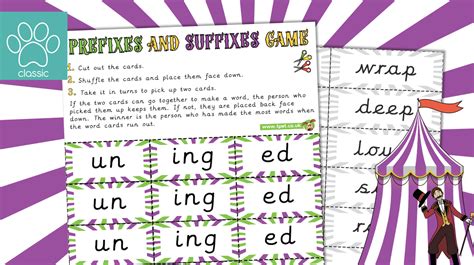 Teachers Pet Prefixes And Suffixes Game