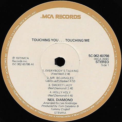 Neil Diamond Touching You Touching Me Lp Album Re Akerrecords Nl