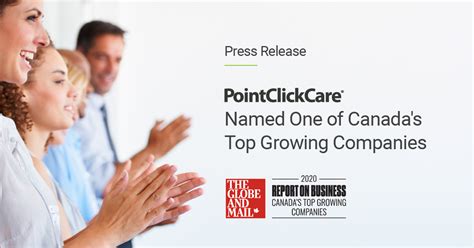 Pointclickcare Technologies Places No 345 On The Globe And Mails