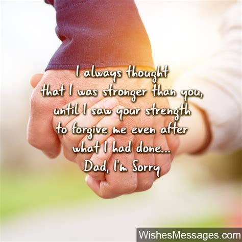 I Am Sorry Messages For Dad Apology Quotes Wishesmessages Com