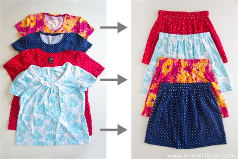 Diy Skirts How To Turn Your Old T Shirt Into A Skirt
