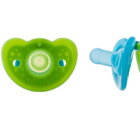 The First Years Gumdrop Hospital Pacifier With Ring 6 18 Months Boy