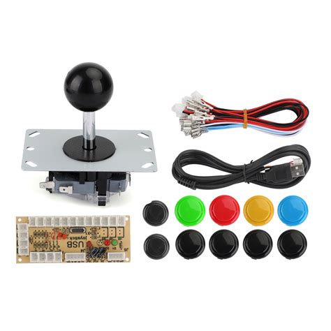 Buttonsjoystickusb Encoder Arcade Game Diy 3in1 Kits Delay Fit For