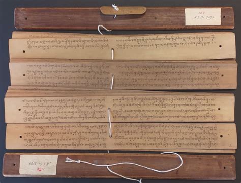 Typical Palm Leaf Manuscript From Indonesia Ubl Cod Or