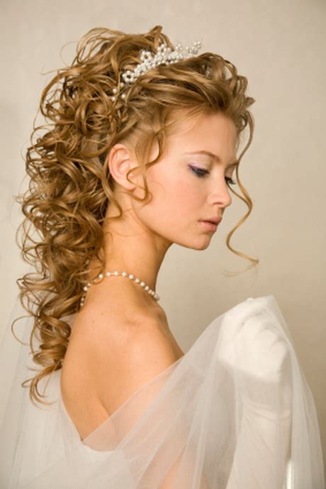 Curly Hairstyles For Brides