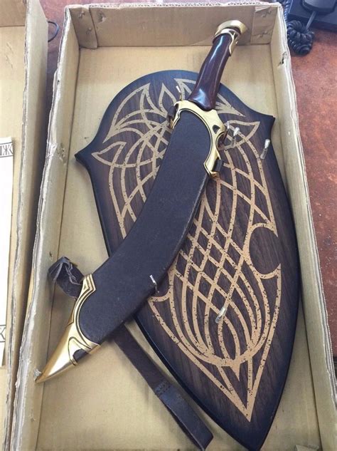 United Cutlery Lord Of The Rings Lotr Elven Knife Of Strider In Box