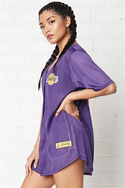 Daily deals happening now on kids los angeles lakers jerseys and gear. Lyst - Forever 21 Nba Lakers Jersey Shirt in Purple