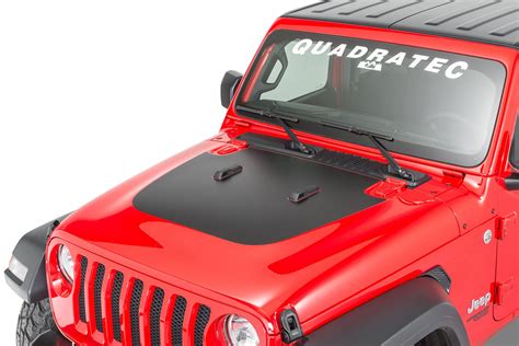 Quadratec 13135 1500 Premium Vinyl Hood Blackout Decal For 18 22 Jeep