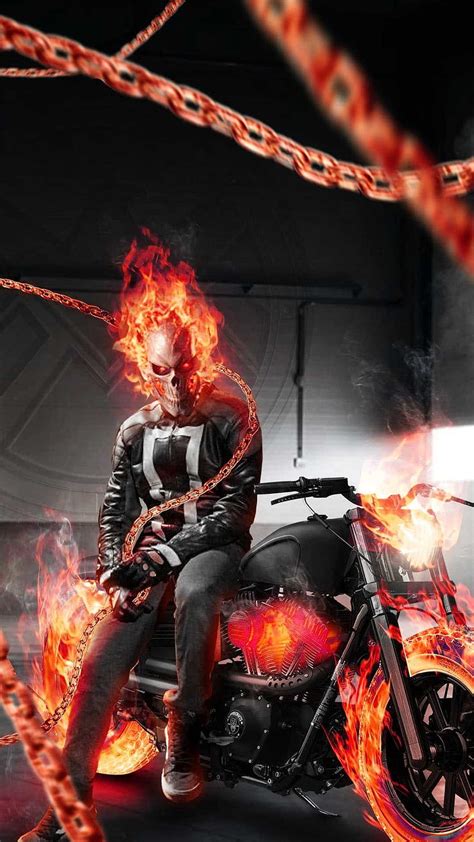 Ghost Rider Logo Hd Phone Wallpaper Pxfuel