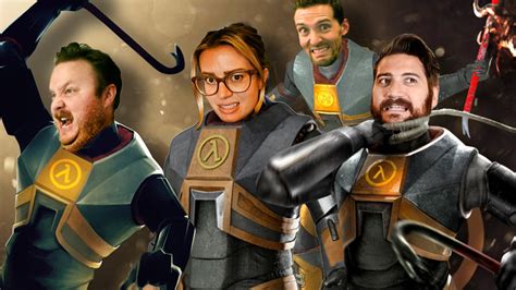 Gameplay: Half-Life 2 Co-Op Chaos! Elyse's First Time! - Half Life 2 Synergy Gameplay : roosterteeth