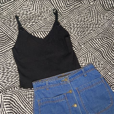 Ribbed Croptop Women S Fashion Tops Blouses On Carousell
