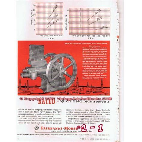 Fairbanks Morse 1955 Gas Oil Field Equipment Engines Pumps Vintage Ad