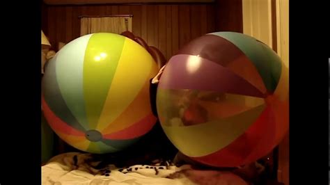 Popping A Big Beachball Youtube