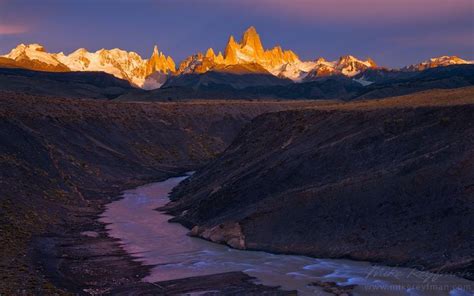Mountain Magic Fitzroy And Cerro Torre Massifs At Sunrise From Las