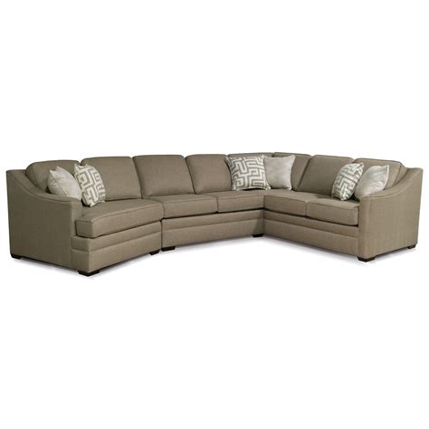 England Thomas Sectional Sofa with Cuddler | Miller Home | Sectional Sofas