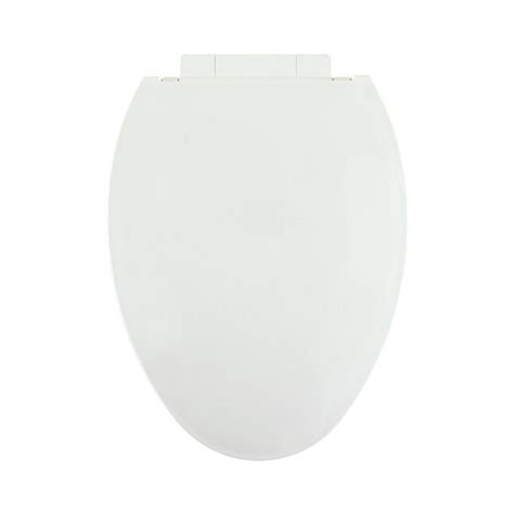 Centoco Plastic Crane White Elongated Soft Close Toilet Seat In The