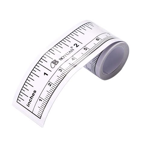 2pcs Dual Scale Self Adhesive Measure Tapeleft To Right