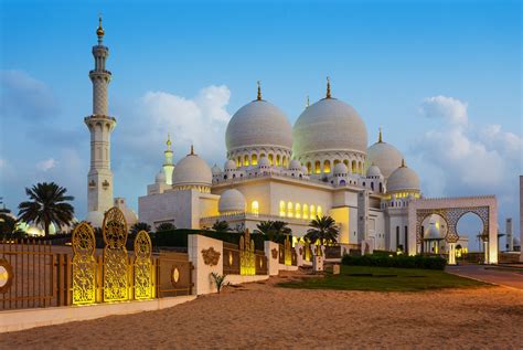 The Sheikh Zayed Grand Mosque Is Located In Abu Dhabi The Capital City