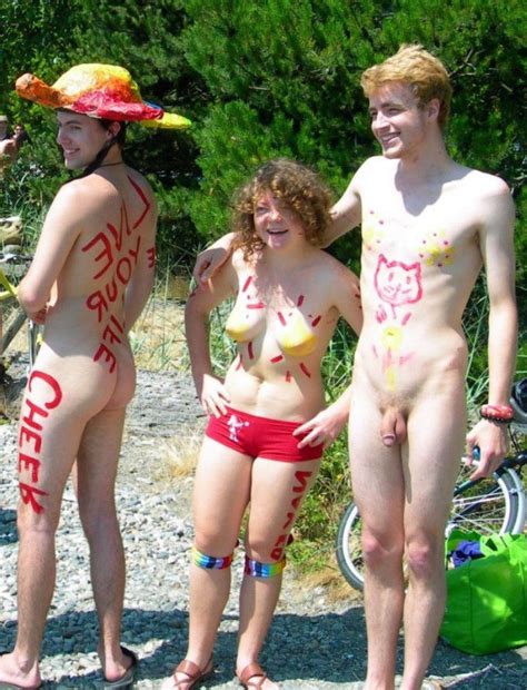 Teens Naked In Public Photo