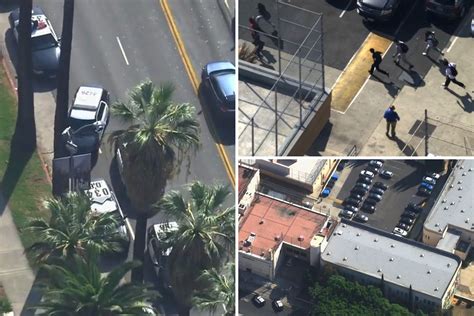 Hollywood High School 'shooting' that sent students running for their