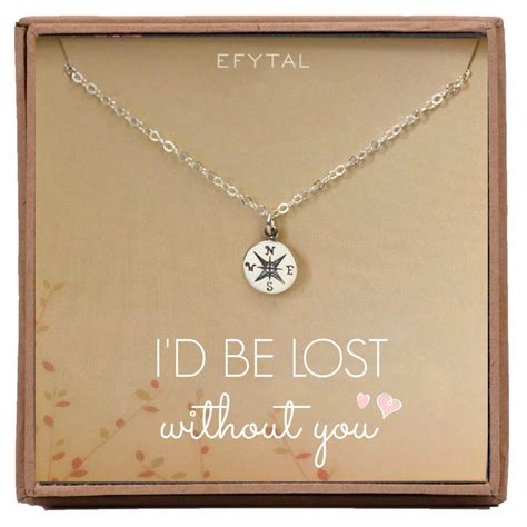 Escaping for a weekend away or getting your blood pumped with her is a priceless experience for the two of you to enjoy together. EFYTAL Necklace Gift for Girlfriend / Wife, Sterling ...