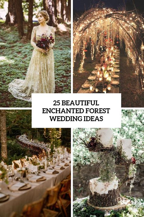 Enchanted Forest Themed Wedding Reception