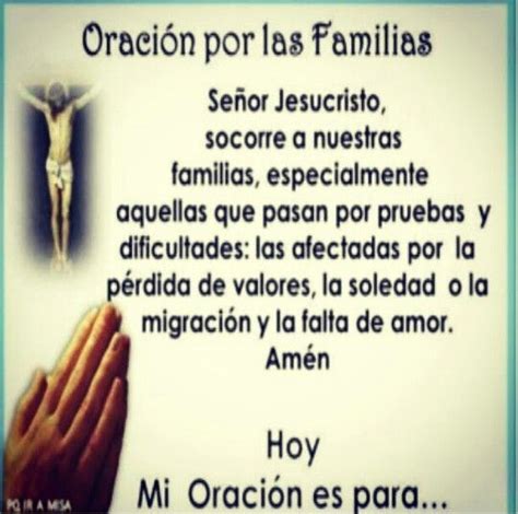 Oración Por La Familia Prayers Quick Saints Godly Quotes Wise Words