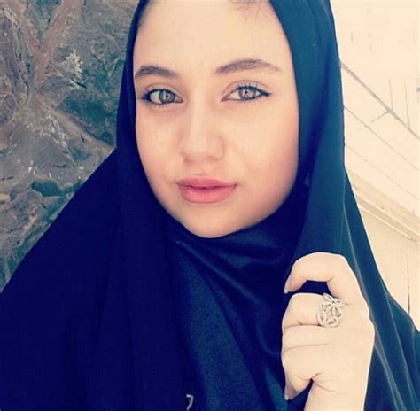 عکس دختر زیبای ایرانی با حجاب کامل مولیزی