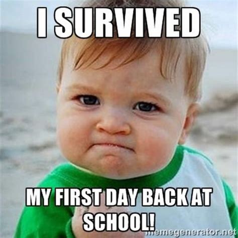 Funny Back To School Memes For Kids