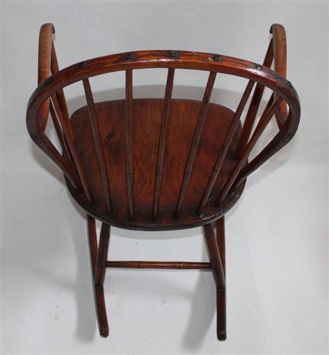 18th Century Extended Arm Windsor Rocking Chair For Sale At 1stdibs