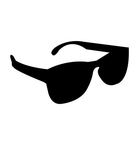 Sunglasses Silhouette Vector Art Icons And Graphics For Free Download