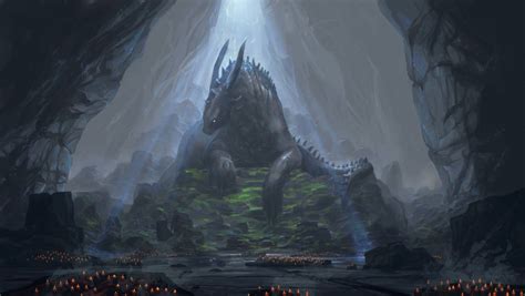 Dragon Cave By Sketchbookuniverse On Deviantart