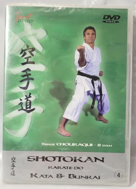 Shotokan Karate Do Kata And Bunkai Dvd Vol 4 Serge Chouraqui Pal 8th