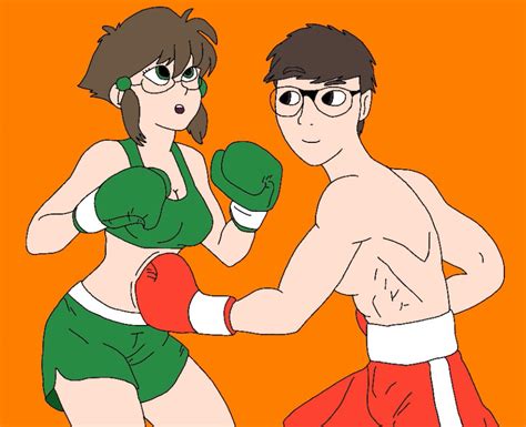 Mixed Boxing Match Miles Vs Alice By Speed1567 On Deviantart