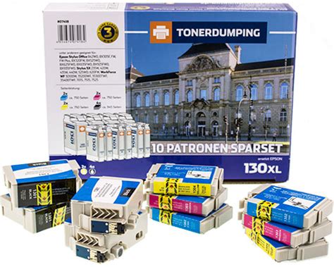 We did not find results for: TONERDUMPING XXL-Patronen kompatibel zu Epson T1301-T1304 ...