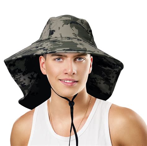 Sun Blocker Outdoor Sun Protection Fishing Cap With Neck Flap Wide